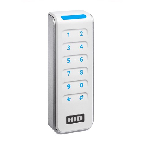 HID Signo 20K Series Keypad Reader White Smart Profile with Pigtail Connection - 20KNWS-02-000000