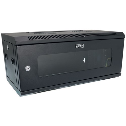 Datatek 6RU 300mm Deep Wall Mount Data Cabinet 600Wx300Dx370Hmm - 24B6RW63