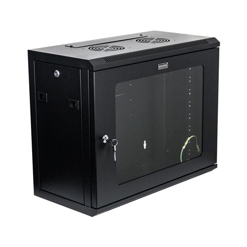 Datatek 9RU 300mm Deep Wall Mount Data Cabinet 600Wx300Dx500Hmm - 24B9RW63