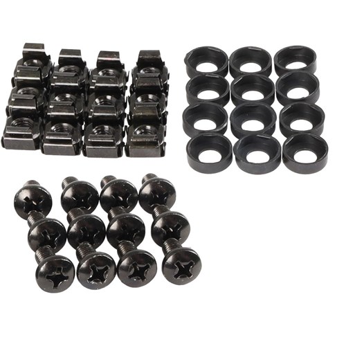 Datatek Cage Nuts for Data Cabinets Pack of 12 - 24DCNUT12