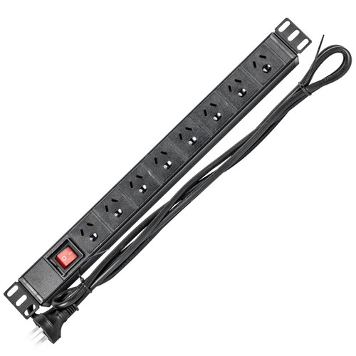 Datatek 8 Way Horizontal Power Distribution Unit - 24EH8PDU