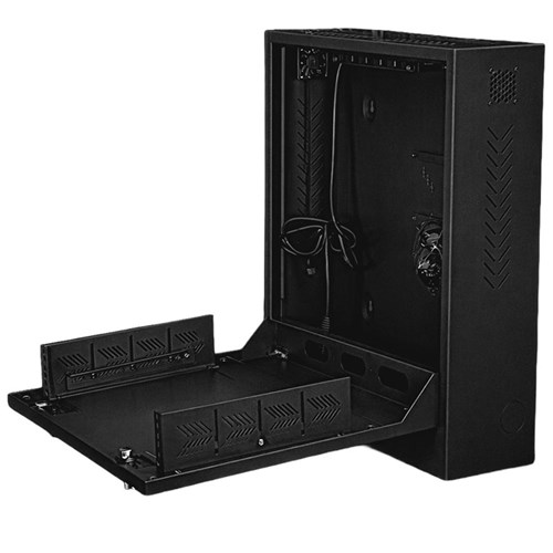 Datatek CCTV System Security Cabinet Black 580Wx185Dx635Hmm - 24SECCABBLK