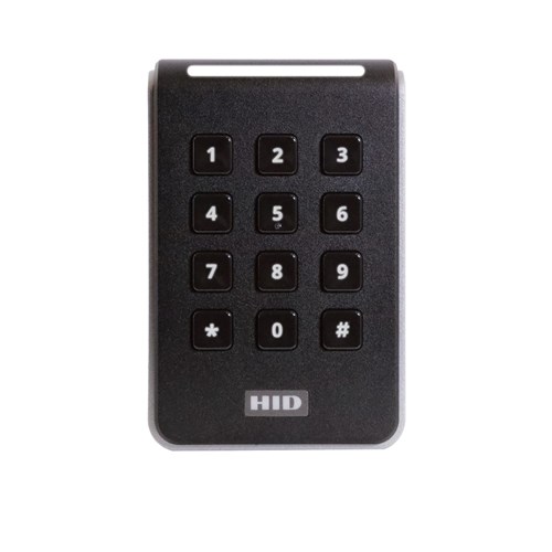 HID Signo 40T Series Keypad Reader SEOS Profile with Terminal Strip Connection - 40TTKS-01-000000