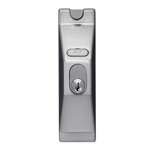 ADI 5004 Lockable Bolt in Satin Chrome without Locking Bolt, Keyed to Differ - 5004SCNB