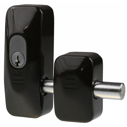 ADI 444 Double Blocklok, Rear Fixing in Florentine Bronze, Keyed to Differ - 444DDFB