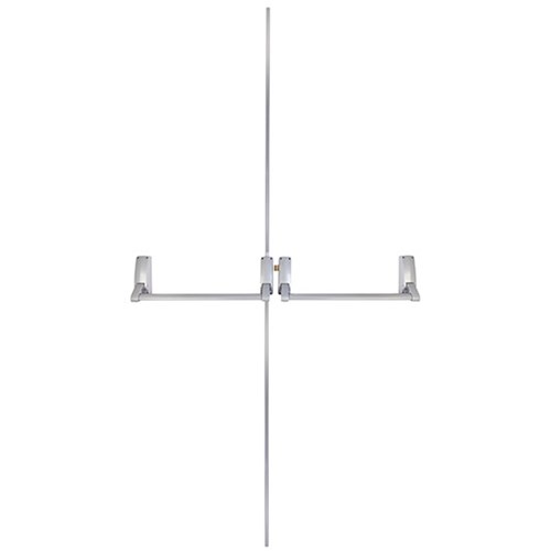 Briton Panic Exit Device Double Pack Exit Only for Doors 1300x2500mm Silver - B377E/SE