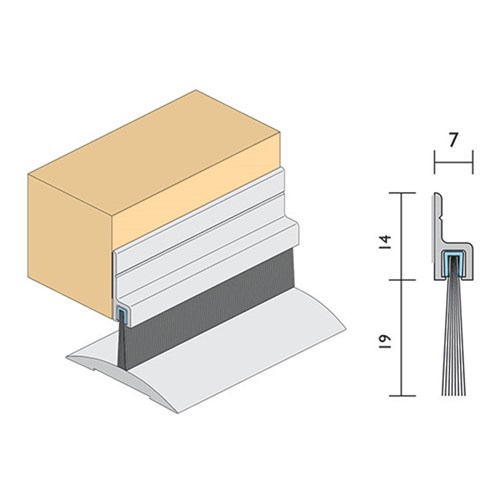 Raven DIY RP2A 920mm Brush Strip 19mm Brush CA Display Pack - R2AC
