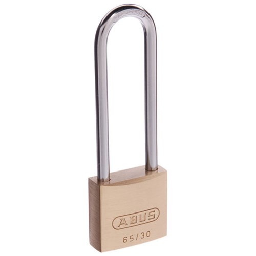 ABUS 65 Series Premium Padlock with 30mm Brass Body and 60mm Hardened Steel Shackle KA 6301 - 65/30HB60KA11