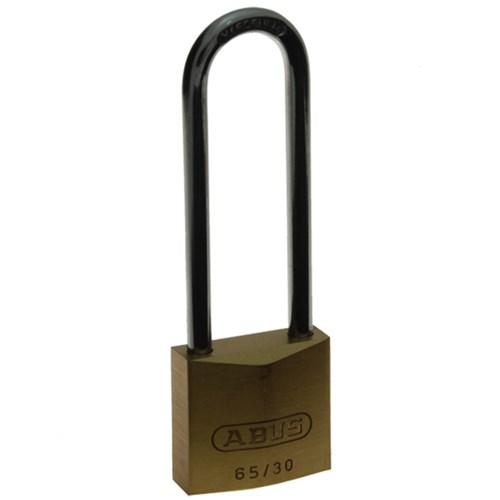 ABUS 65 Series Premium Padlock with 30mm Brass Body and 60mm Hardened Steel Shackle KA 6301 - 65/30HB60KA11