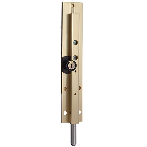 Centor DH Dropbolt 200mm Keyed PVD Polished Brass - DBHA200KSTG