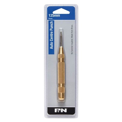 Sutton P&N Auto Centre Punch, Brass, 125mm Length - 267AP1125