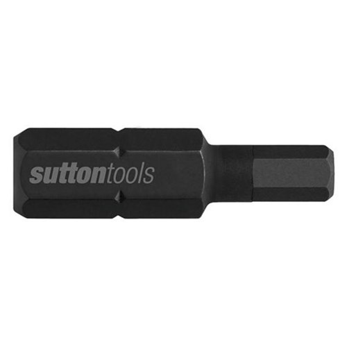 Sutton Supabit Driver Bit, Hex H5, 25mm Length, Trade Pack of 1 - S1150525