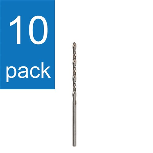 Sutton Silver Bullet Jobber Drill Bit HSS, Bulk Pack of 10, 2.5mm Diameter - D1010250