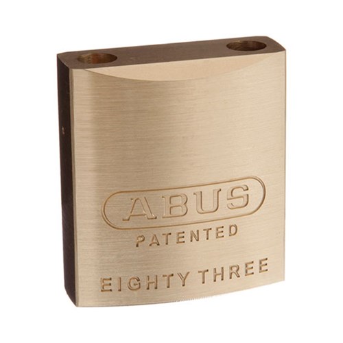 ABUS 83 Series Premium Rekeyable Padlock with 45mm Brass Body Less Shackle Less Plug - 8345NB