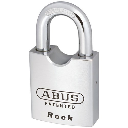 ABUS Rock Series Premium High Security Rekeyable Padlock with 55mm Hardened Steel Body and 38mm Hardened Steel Shackle KA 4302 - 8355NKA2