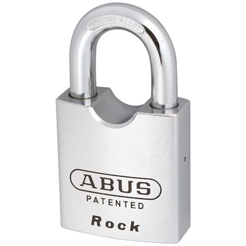 ABUS Rock Series Premium High Security Rekeyable Padlock with 55mm Hardened Steel Body and 38mm Hardened Steel Shackle Less Plug - 8355NLP