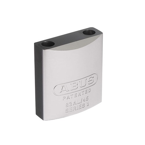 ABUS 83AL Series Premium Rekeyable Padlock with 45mm Silver Aluminium Body Less Shackle KD - 83AL45NNATLS