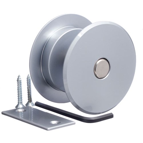 ADI Filler Plate Kit to suit Lockset Holes up to 60mm Diameter, 4 Hour Fire Rated, Powder Coated Satin Chrome finish - FPKNKKIT