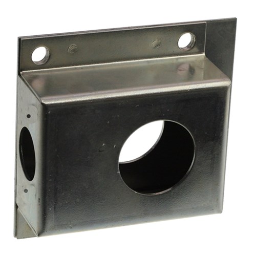 ADI Lock Mounting Box for Gates to suit 60mm Backset Deadbolts, Supplied Without Cylinder Collar - G393/60BO