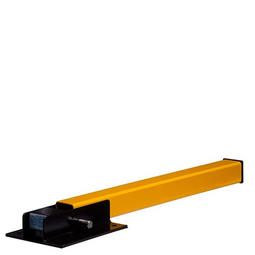 ADI Parking Barrier, Padlockable and Collapsible Post in Bright Yellow - PB0298