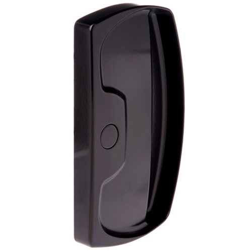 Austral Flat 15mm Outer Pull with Cylinder Hole in Black to suit Yarra Ridge range - YR1D/BLMT