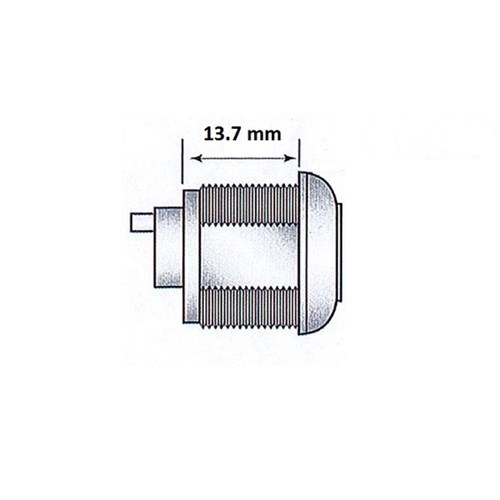 BDS LOCKABLE T HANDLE CAM LOCK ONLY KA10 (FOLDING T)