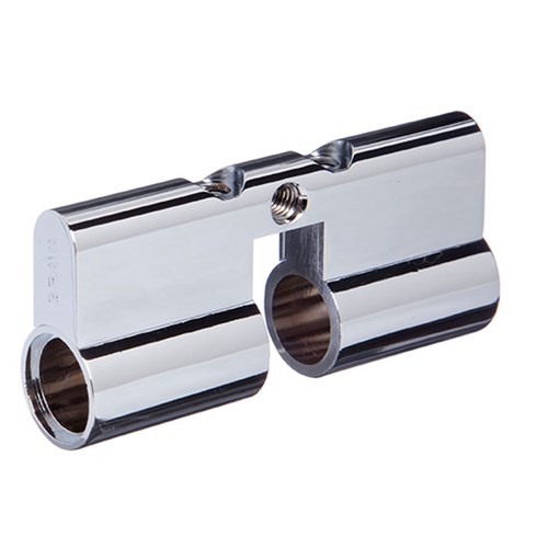 BRAVA Metro Euro Double Cylinder with Lazy Cam 6 Pin without Barrel Chrome Plate 70mm - 9555-3 BRM905553NBCP