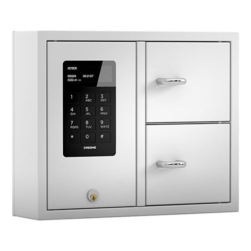 Creone KeyBox System 9002S With Backup Battery, 16 Key Hook Capacity, 2 Door Unit, Audit Trail  - 1413111