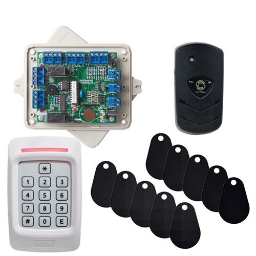 CS Technologies ACE Wiegand Single Door Access Controller Kit with Programming Keypad, CS Technologies Reader & 10 Neptune Prox Fobs