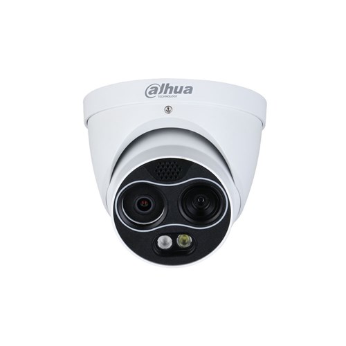Dahua Thermal Series 4MP Mini Hybrid Eyeball Network Camera with 3.5mm Thermal Lens and 4mm Visible Fixed Lens, IP67 - DHI-TPC-DF1241-TB3F4-DW-S2