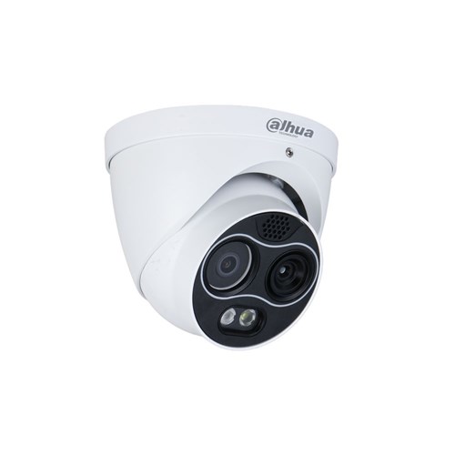 Dahua Thermal Series 4MP Mini Hybrid Eyeball Network Camera with 3.5mm Thermal Lens and 4mm Visible Fixed Lens, IP67 - DHI-TPC-DF1241-TB3F4-DW-S2