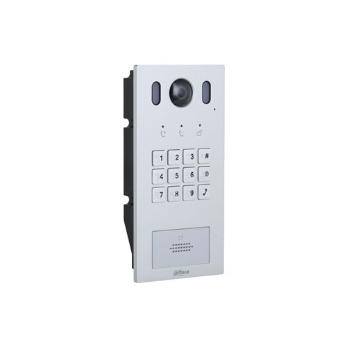 Dahua 2-Wire IP Silver Residential Intercom Door Station with 2MP Camera, IP65 and IK08 - DHI-VTO3222E-P