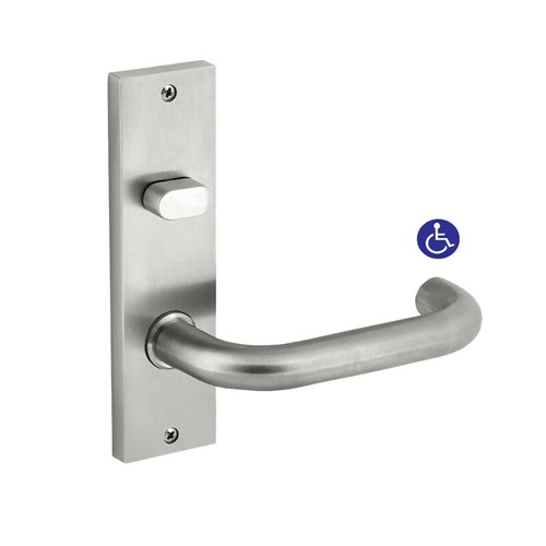 dormakaba Furniture Square End Plate Visible Fix with Turnsnib & 70 Lever SSS - 6603/70SSS 9400000016605