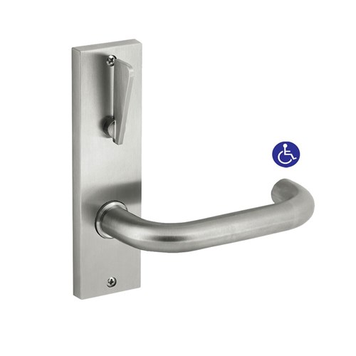 dormakaba Furniture Square End Plate Visible Fix with Disabled Turn & 70 Lever SSS - 6607/70SSS 9400000016608