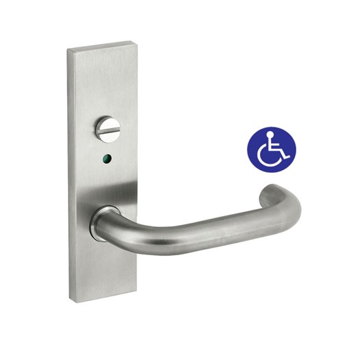 dormakaba Furniture Square End Plate Concealed Fix with Privacy Indicator Emergency Turn & 70 Lever SSS - 6649/70SSS 9400000016612