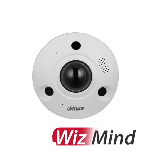 Dahua WizMind Series 12MP 360-Degree Fisheye Network Camera with 1.85mm Fixed Lens, IP67 and IK10 - DH-IPC-EBW81242P-AS-S2