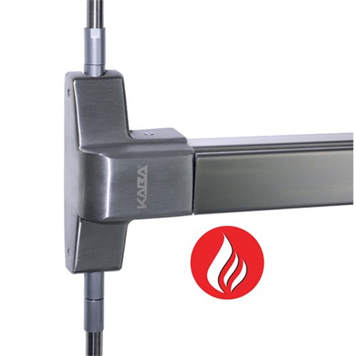 dormakaba Panic Exit Device Vertical Rod Type Fire Rated Exit Only for Doors 1085x2100mm SSS - ED2227EOFSSS 9400000002183