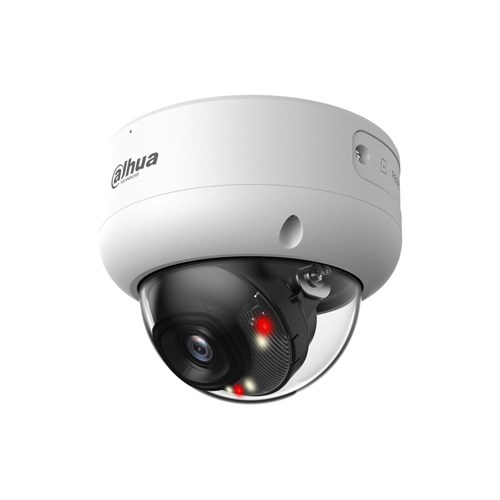 Dahua WizSense Series 8MP Dome Network Camera with 2.8mm Fixed Lens, AcuPick Technology and White Light LED, IP67 - DH-IPC-HDBW3867E-AS-IL-ANZ