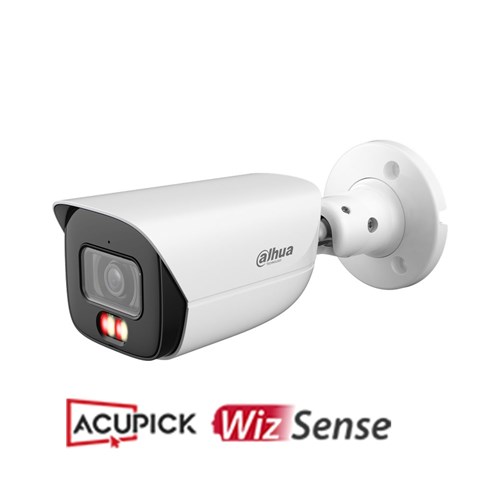 Dahua WizSense Series 6MP Bullet Network Camera with 2.8mm Fixed Lens, AcuPick Technology and White Light LED, IP67 - DH-IPC-HFW3667E-AS-IL-ANZ