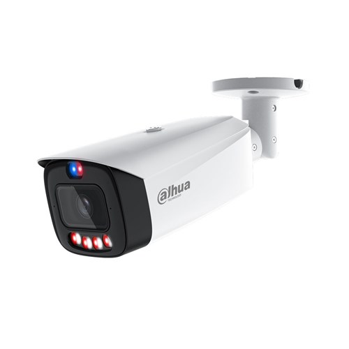 Dahua WizSense Series 8MP TiOC Pro 3.0 Active Deterrence Bullet Network Camera with 2.8mm Fixed Lens, WizColor Technology, IP67 - DH-IPC-HFW3849T1-AS-PV-PRO-ANZ