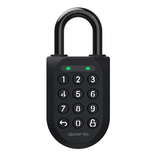 Igloohome Smart Padlock with Bluetooth and PIN, Commercial Grade, IP68 Rating - SP2E
