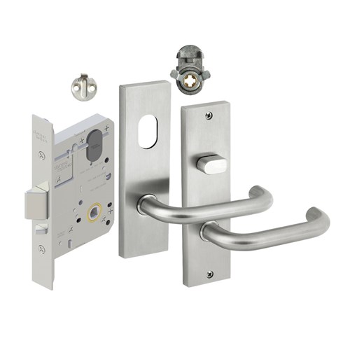 Dormakaba MS2602 Entrance Lock Kit with 6600 Square End Plate Furniture, Cam and Adaptor - KIT3T MS2602 6600/70 6603/70 Cam KW Adaptor SA-KZ