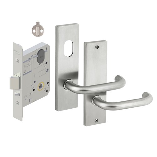 Dormakaba MS2602 Classroom Lock Kit with 6600 Square End Plate Furniture and Cam - KIT6T MS2602 6600/6606/70 Cam KZ