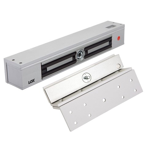 LOX Inward opening Mechanical Electro Magnetic Lock includes L&Z Bracket - MML2400LZ