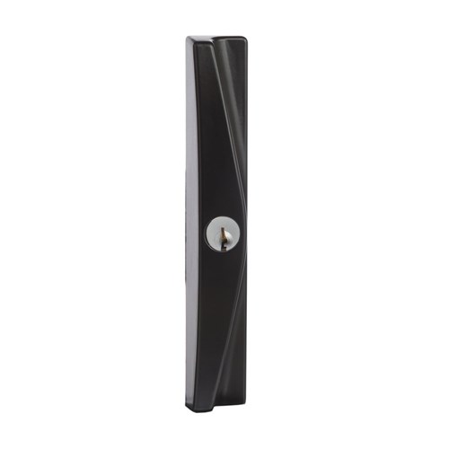 Lockwood LW9 Patio Sliding Door Lock Internal Locking And External Locking with Universal Strike 5P Double Cylinder Black - LW914UBLK