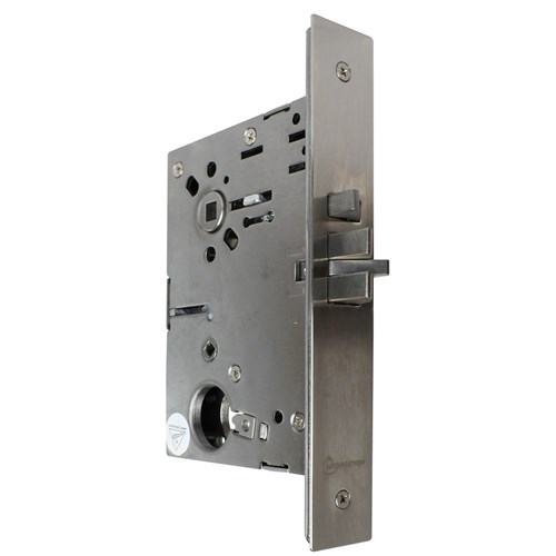 McGrath Locks ANSI Mortice, Stainless Steel Construction, 70mm Backset in Satin Stainless Finish