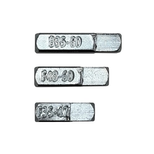 McGrath Locks 7.6mm Spindle Kit to suit 35 - 55mm door thickness, includes three spindles.