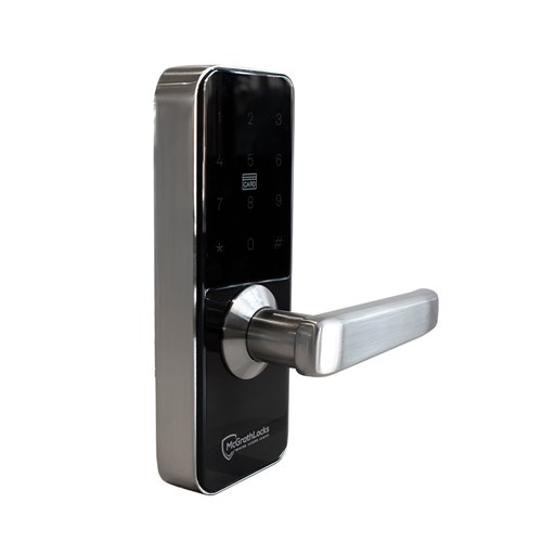 McGrath Windsor Digital Lock, 2 hour Fire Rating, Satin Nickel Finish, Latch Not Included