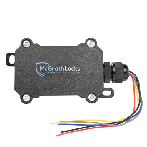 McGrath Locks Z Chip, McGrath Locks App operated via BLE, 12-24v Relay Supplied in Weather Resistant Case.