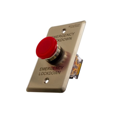 Neptune Emergency Lockdown,ANSI,NO/NC/C,0.9mm SS,Mushroom,Red